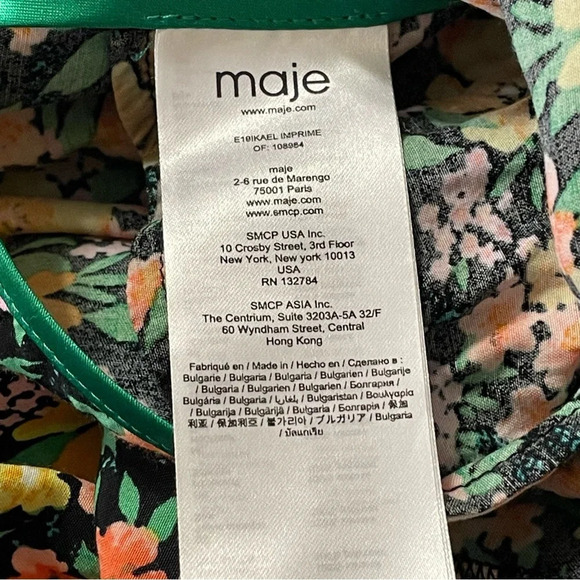 MAJE‎ NWOT Ikael Piped Floral Motif Mini Shorts - Picture 10 of 13